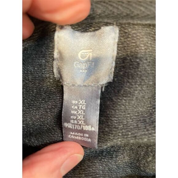 GapFit Women's Gray Zippered Hoodie Jacket XL Casual Travel - Picture 6 of 8